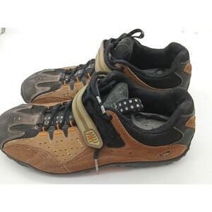 SIDI MTB Mountain Cycling Shoes Brown Suede EU 43 US 10.5